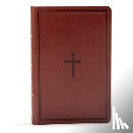 Holman Bible Publishers - KJV Large Print Personal Size Reference Bible, Brown Leathertouch