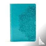 Holman Bible Publishers - KJV Large Print Personal Size Reference Bible, Teal Leathertouch