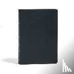 Holman Bible Publishers - KJV Super Giant Print Reference Bible, Black Genuine Leather