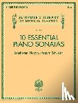 Hal Leonard Publishing Corporation - 10 Essential Piano Sonatas