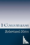 Robertson, John - 1 CORINTHIANS