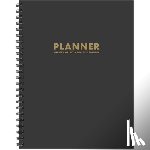 Willow Creek Press - Charcoal Gray 8.5 X 11 Undated Monthly Planner
