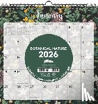 Willow Creek Press - Botanical Nature 2026 12 X 12 Spiral Wall Calendar