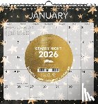 Willow Creek Press - Starry Night 2026 12 X 12 Spiral Wall Calendar