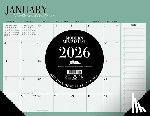 Willow Creek Press - Modern Minimalist 2026 22 X 17 Large Monthly Deskpad