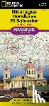 Maps, National Geographic - Nicaragua, Honduras, El Salvador