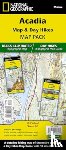 National Geographic Maps - Acadia National Day Hikes and National Park [Map Pack Bundle]