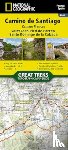 National Geographic Maps - Camino de Santiago - Camino Frances Map 1 of 4