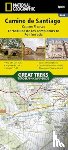 National Geographic Maps - Camino de Santiago - Camino France Map 3 of 4