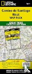 National Geographic Maps - Camino de Santiago - Camino Frances West Map Pack Bundle