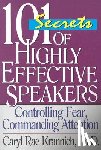 Ron, PhD Krannich, Caryl, PhD. Krannich - 101 Secrets of Highly Effective Speakers
