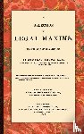 Broom, Herbert - A Selection of Legal Maxims