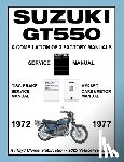 Clymer, Floyd - SUZUKI GT550 WORKSHOP MANUAL 1972 to 1977 - A COMPILATION OF 3 ORIGINAL SUZUKI FACTORY MANUALS