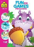 Zone, School - School Zone Fun and Games Preschool Activity Workbook
