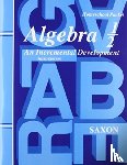 Saxon - SAXON ALGEBRA 1 2 ANSWER KEY & TESTS THI