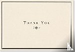 Peter Pauper Press, Inc - Thank You Notes Black/cream