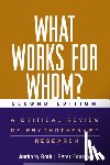 Roth, Anthony (University College London, Fonagy, Peter (University College London; Anna Freud Centre - What Works for Whom?, Second Edition