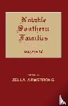 Armstrong, Zella - Notable Southern Families. Volume IV