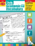 Evan-Moor Educational Publishers - Daily Academic Vocabulary, Grade 3 Teacher Edition
