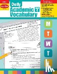 Evan-Moor Educational Publishers - Daily Academic Vocabulary, Grade 4 Teacher Edition