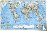 Maps, National Geographic - World Classic, Poster Size, Tubed