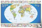 Maps, National Geographic - World For Kids, The, Poster Sized, Laminated