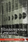 Schmidt, Alexander - Shakespeare Lexicon, Vol. 2