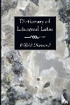 Diamond, Wilfrid - Dictionary of Liturgical Latin