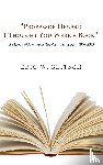 Gritsch, Eric W - Professor Heussi? I Thought You Were a Book