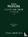Pachelbel, Johann - Canon and Gigue in D major, T 337 - Study score