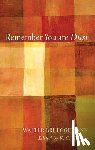 Brueggemann, Walter - Remember You Are Dust