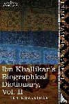 Khallikan, Ibn - Ibn Khallikan's Biographical Dictionary, Volume II