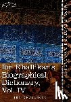 Khallikan, Ibn - Ibn Khallikan's Biographical Dictionary, Vol. IV (in 4 Volumes)