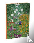 Klimt, Gustav - Flower Garden by Gustav Klimt A5 Notebook
