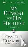 Chambers, Oswald - My Utmost for His Highest: Updated Language Paperback (a Daily Devotional with 366 Bible-Based Readings)