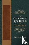 Compiled by Barbour Staff - The Go-Anywhere KJV Bible for Young Men [Woodgrain Chestnut]