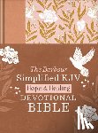 Barbour Bibles - The Hope & Healing Devotional Bible [Doves & Floral Ginger]: Barbour Simplified KJV