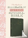 Barbour Bibles - The Hope & Healing Devotional Bible [Dark Sage Doves]: Barbour Simplified King James Version