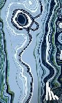 Bushel & Peck Books - Blue Agate (Blank Lined Journal)