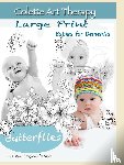 Art Therapy, Colette - Butterflies. Dementia coloring books for Adults
