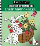 Publications International Ltd - Brain Games - Color by Number - Large Print: Garden