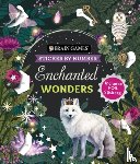 Publications International Ltd - Brain Games - Sticker by Number: Enchanted Wonders (36 Images to Sticker): Includes Foil Stickers!