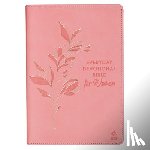 Christian Art Gifts - NLT Holy Bible Everyday Devotional Bible for Women New Living Translation, Vegan Leather, Pink Debossed