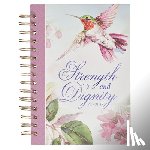 Christian Art Gifts - Christian Art Gifts Purple Journal W/Scripture Strength and Dignity Large Bible Verse Notebook, 192 Ruled Pages, Proverbs 31:25 Bible Verse