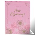 Christian Art Gifts - Devotional New Beginnings Pink Flexcover Feb.