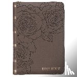 Christian Art Gifts - KJV Bible Compact Faux Leather LP Gray W/Zipper