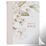 Christian Art Gifts - KJV Note-Taking Bible Faux Leather Hc Gray Floral Printed