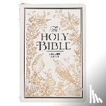 Christian Art Gifts - KJV Bible Thinline LP White and Gold W/Zipper