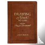 Christian Art Gifts - Devotional Drawing Near to God Brown Faux Leather