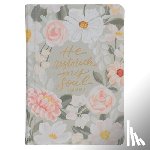 Christian Art Gifts - KJV Bible Compact Faux Leather Hardcover, Teal Floral Printed Ps. 23:3